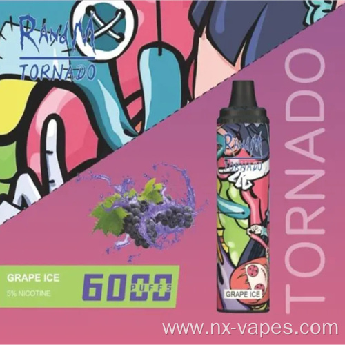 RandM Tornado 6000 puffs Vape Disposable